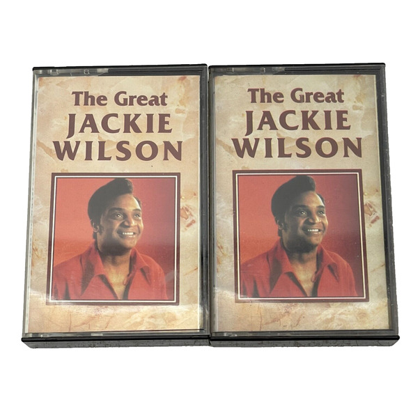 The Great Jackie Wilson-1989 Two Cassette Lot Teledisc USA MTD 17 Funk Blues - Picture 2 of 9